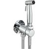 Ownace Set miscelatore bidet nascosto in cromo con spruzzatore per acqua calda e fredda, kit doccia WC bidet shattaf musulmano