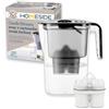 BWT Filtro acqua Homeside nero 1,3l | Filtro con 1 cartuccia di acqua filtrata dolce | Filtro per acqua potabile | Filtro calcare, cloro, piombo e rame