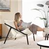 Zinus Ada Poltrona Relax 79x68x79 - Poltrona con struttura in metallo e cuscino in schiuma a scaglie - Tessuto Bucle