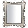 Biscottini Specchio da Parete L31.5xPR3.5xH37,5 - Specchio Bagno - Specchio Decorazioni casa - Arredamento casa - Decorazioni Camera da Letto Shabby