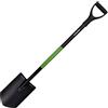 Mivos Vanga a punta ergonomica in acciaio temprato - 110 cm - Vanga da giardino con manico ergonomico e manico a D - Vanga con lama appuntita e ampio bordo - Made in EU