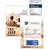 CABBEL confezione doppia (set di 2) cornice 40x50 cm, bianca, robusta cornice in legno MDF, plexiglass infrangibile,