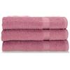 Gabel Asciugamani Viso, Spugna di Puro Cotone Idrofilo, 60 x 100 cm, Fuxia, Set da 3 Pezzi