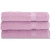 Gabel Asciugamani Viso, Spugna di Puro Cotone Idrofilo, 60 x 100 cm, Ciclamino, Set da 3 Pezzi