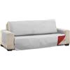 Martina Home Diamond Copridivano imbottito 2 Posti - Grigio/Rojo