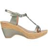 CHATTAWAK 9maevapewter40, Sandali con Tacco Donna, Peltro, 40 EU