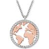 Engelsrufer - Catena per Collana Non è Un Tipo di Metallo Zirconia_cubica Donna, Argento, Länge: 40 + 4 cm - ERN-World-BICOR-ZI