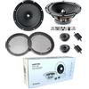 GK SOUND KIT SET PER FOCAL AUDITOR ASE-165 ASE165 1 kit a 2 vie da 6,5 16,5 cm 60 watt rms 120 watt max con 2 woofer 2 tweeter 2 crossover 91,5 db + griglie e 5 sticker omaggio, a coppia