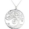 Aka Gioielli® - Collana con Ciondolo Albero della Vita e Cristalli in Argento 925 Rodiato, Modello Realizzazione di sè, Regalo donna e ragazza