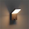 Klighten Applique Esterno 24W LED con Sensore di Movimento, Lampade da Parete IP65 Impermeabile Luci da Parete in Alluminio per Corridoio Ingresso Terrazza, 1500LM, Nero, Bianco Caldo 3000K