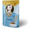 KITTY Cat Pesce Adult, 800 g, cibo secco ad alto contenuto di carne per gatti adulti, cibo per gatti senza cereali con taurina e olio di salmone, Made in Germany