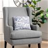 Ellis Curtain Victoria Park Toile Logan - Cuscino reversibile a quadretti, colore: blu
