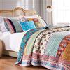 Greenland Home Fashions Greenland Home Set Copripiumino, Reversibile, 95% Cotone, 5% Poliestere, Decorazione in Velluto, Tango, King Size (3 Pezzi)