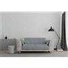 Italian Bed Linen COMFORT copridivano antiscivolo made in Italy, Grigio Scuro, 2 Posti