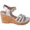 CHATTAWAK 15coslaargent37, Sandali con Tacco Donna, Argento, 37 EU