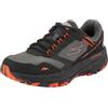 Skechers Scarpe da Ginnastica Go Run Trail Altitude 2.0 Marble Rock 3.0 da Uomo, Nero/Arancione, 7 X-Wide