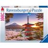 RAVENSBURGER PUZZLE PAESAGGI RAVENSBURGER CILIEGI IN FIORE E MONTE FUJI 1000 PZ