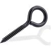 MOGADEE® Occhielli in Acciaio Inox Nero, Vite M8 100 mm, Gancio per Amache, Tende da Sole, Poltrone Sospese, Sedia