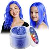 Magic Master Keratin Cera di colore dei capelli, colore istantaneo dei capelli Gel Magic Master Keratina lavaggio Temporaneo colore naturale, utilizzato per bambini, feste, Halloween (Blu Denim)