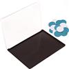 Allwon XL Grande Vuoto Magnetico Trasparente Plastica Eyeshadow Makeup Palette con 20Pcs Adesivo Vuoto Palette Metallo Adesivi per Eyeshadow Lipstick Blush Powder