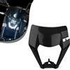 Runfarr Mascherina Faro Moto per 125 150 250 300 350 450 500 EXC XCW EXC-F 2017 2018 Dirt Bike Enduro Motocross Supermoto-Nero