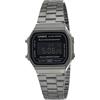 Casio Orologio unisex con quadrante nero digitale serie vintage-A168WGG-1BDF, nero e grigio, 38.6×36.3×9.6mm, Catena