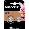DURACELL Batteria CR2016 /B2 bottone 3V blister 2 - CR2016 B2