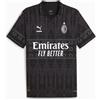 PUMA Maglia da calcio in jersey AC Milan x PLEASURES Authentic da donna, Grigio/Nero/Altro