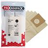 Paxanpax VB351 - Sacchetti di carta compatibili per Bosch Siemens tipo D, E, F, G, H Activa, Alpha, Kids & Fun, Super VS, confezione da 5, colore: Marrone