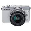 Canon EOS M100 Kit fotocamere SLR 24,2 MP CMOS 6000 x 4000 Pixel Bianco