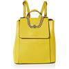Turned Love Zaino Kiwi - logo, Kiwi giallo, 27 x 28 x 14 cm, Clean Fashion