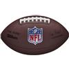 Wilson, Palla da football americano NFL DUKE REPLICA, Pelle composita, Dimensioni ufficiali, Marrone, WTF1825XBBRS