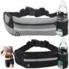 KASESSS 2 Pezzi Marsupio Running Uomo, Regolabile Marsupio Corsa, Marsupio Donna Sportivo, Cintura Running con Strisce Riflettenti e Foro per Cuffie, Marsupio Sportivo per Jogging, Escursioni, Corsa