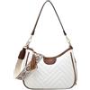 VASCHY Borsa Tracolla Donna,Borsa Donna Moda Borse Donna Pelle Borse a Tracolla Borsetta Donna Borsa a Mano Elegante Borsa a Spalla Beige