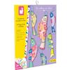 Janod - Gli Atelier del Calmo - Pesci in Carta da Creare - 12 Pesci - Kit Creativo per Bambini - Sviluppo della creatività e Concentrazione - A Partire dai 7 Anni - J07730