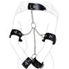 SUPKTHDY SM Bondage Set Set Bondage Sexy con Collare e Manette Manette Sexy Adulti Kit Donna Collare e Manette BDSM Giochi Erotici Bondage Kit Manette Giocattolo Adult Set Pelle BDSM Sex Toys Adulti