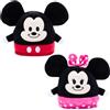 Disney Topolino e Minnie, peluche reversibile super morbido, 10 cm