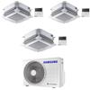 SAMSUNG CONDIZIONATORE SAMSUNG CASSETTA A 4 VIE MINI WINDFREE 9000+9000+12000 BTU INVERTER AJ068TXJ3KG A++ R32