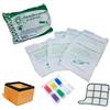 Gecasa 6 Sacchetti in Microfibra Profumini e Filtri per Folletto Vorwerk Kobold vk135 vk136 (Misto, 6 Sacchetti 1 Filtro Hepa 1 Filtro Griglia)