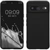 kwmobile Custodia Compatibile con Google Pixel 8 Cover - Back Case per Smartphone in Silicone TPU - Protezione Gommata - nero