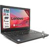 Lenovo, schermo HD da 15,6, Intel N4020, 4 GB di RAM, Ssd m2 256 GB, Win 11 Pro QWERTY con adesivi AZERTY