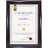 GraduatePro Cornice Laurea A4 per Diploma Certificati Documenti Foto Vetro Wall e Tavolo Oro Punto