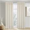PONY DANCE Tende Moderne per Soggiorno con Fettuccia Tende Lino Semitrasparenti Shabby Chic Linen Curtains per Salotto Eleganti 2 Pezzi L 140 x A 200 CM, Beige