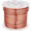 BENECREAT 30m Filo di Alluminio Anodizzato che fa Bordare Fili di Alluminio per Mestiere Design Gioiello(2mm - Colore di Rame)