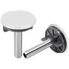 Schläfer 440811 - Tappo Copriforo Universale per Lavandino Bagno, Bidet e Cucina, Diametro 50mm, Tappo di Copertura per Sanitari, Finitura in Ottone, Colore Bianco, 2 Pezzi