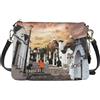 Y Not Y-Not Shoulder Bag 3 Compartment con Stampa Life in Trulli