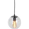 QAZQA pallon - Lampada a sospensione Moderno - 1 luce - Ø 200 mm - Grigio - Moderno - Soggiorno I Camera da letto I Sala da Pranzo I Cucina