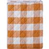 Ellos Home, Copriletto Candice, Lino lavato, Colore: Arancione, 180x260 cm