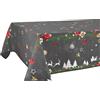 Le linge de Jules Tovaglia Antimacchia Noël Grigio - Rettangolare 150 x 350 cm