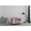Italian Bed Linen COMFORT copridivano antiscivolo made in Italy, Bordeaux, 1 Posto